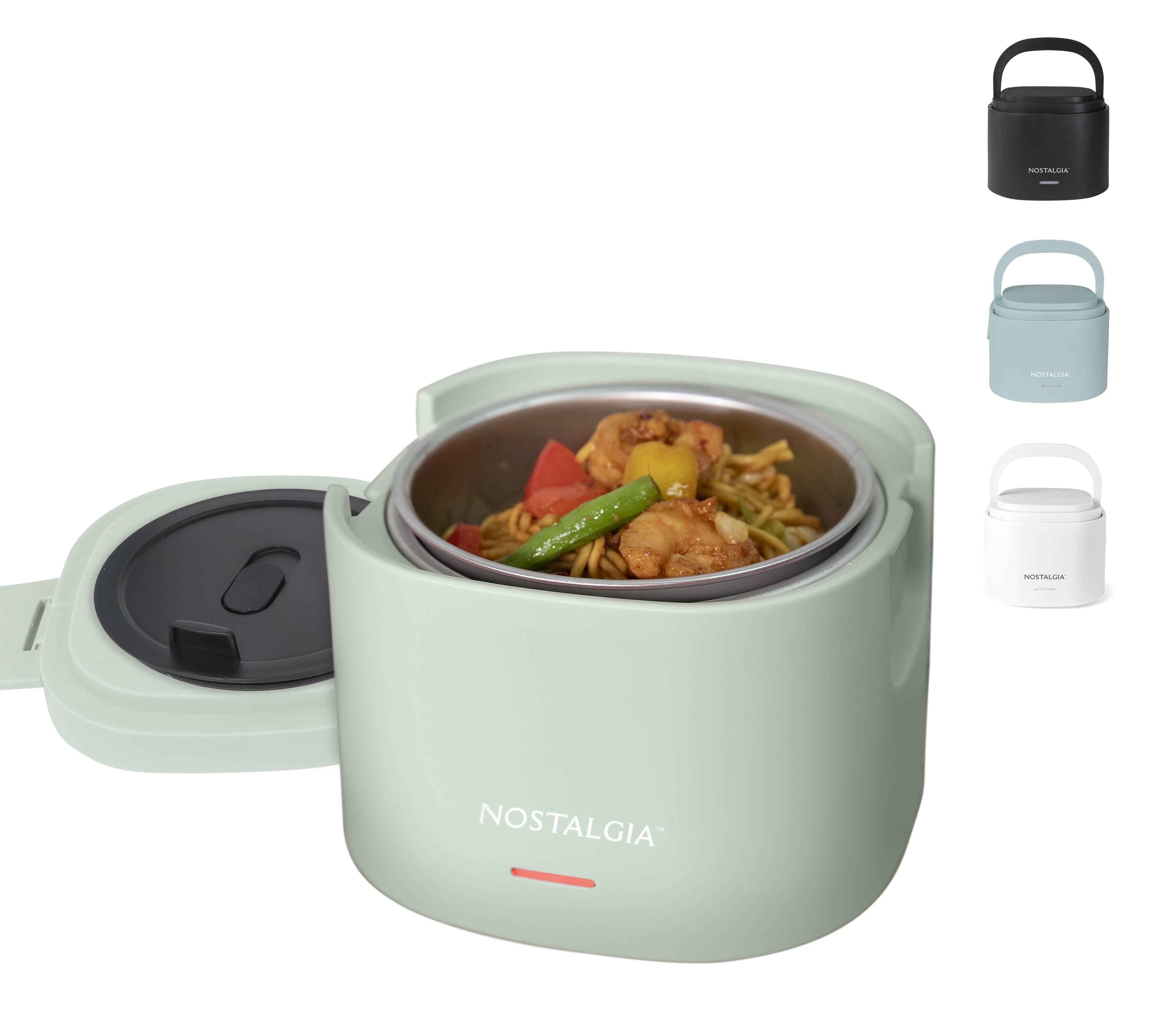 20 Oz. Portable Heated Lunch Box, Sage