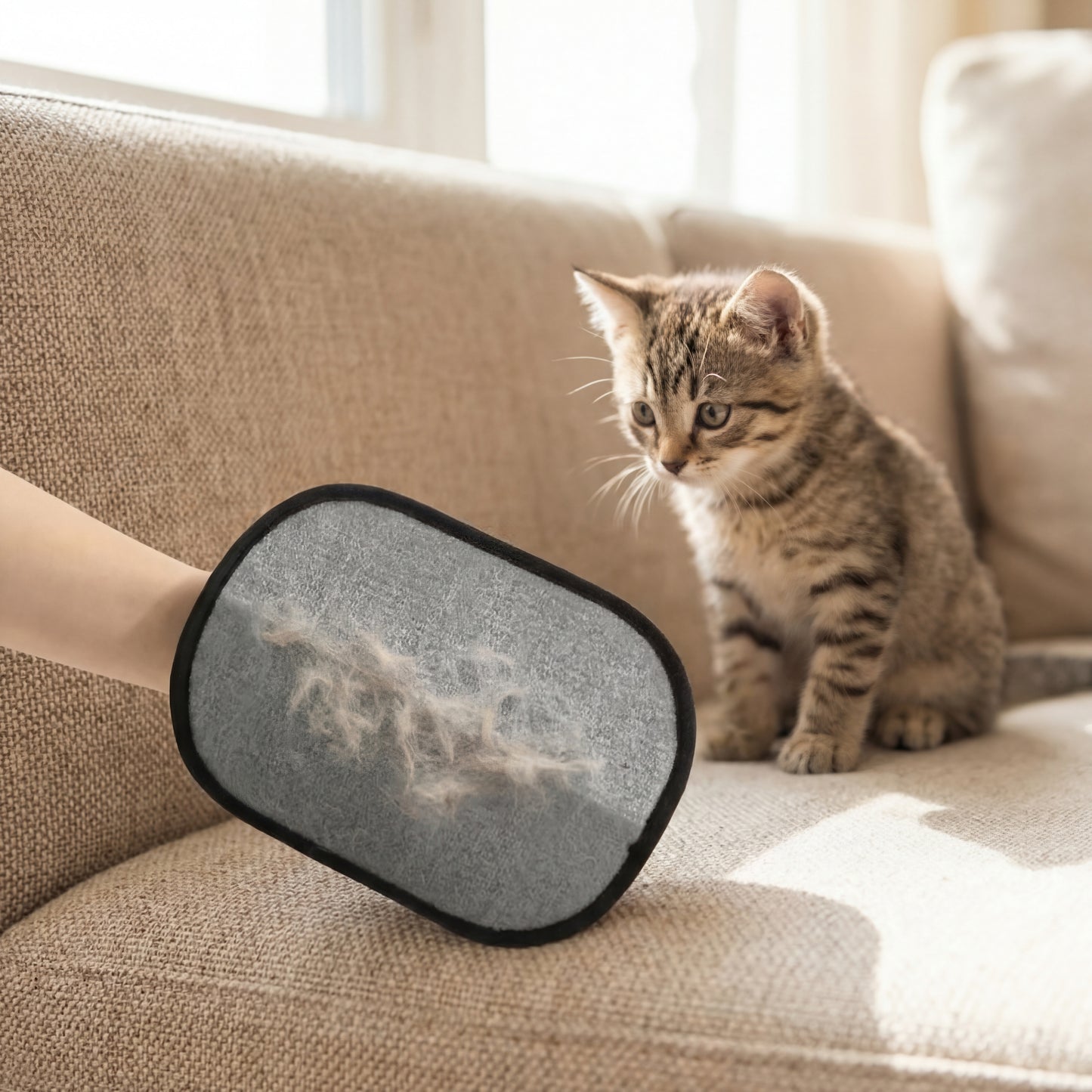 Pet Hair Removal Glove – Fast Fur Cleaner for Furniture & Fabric