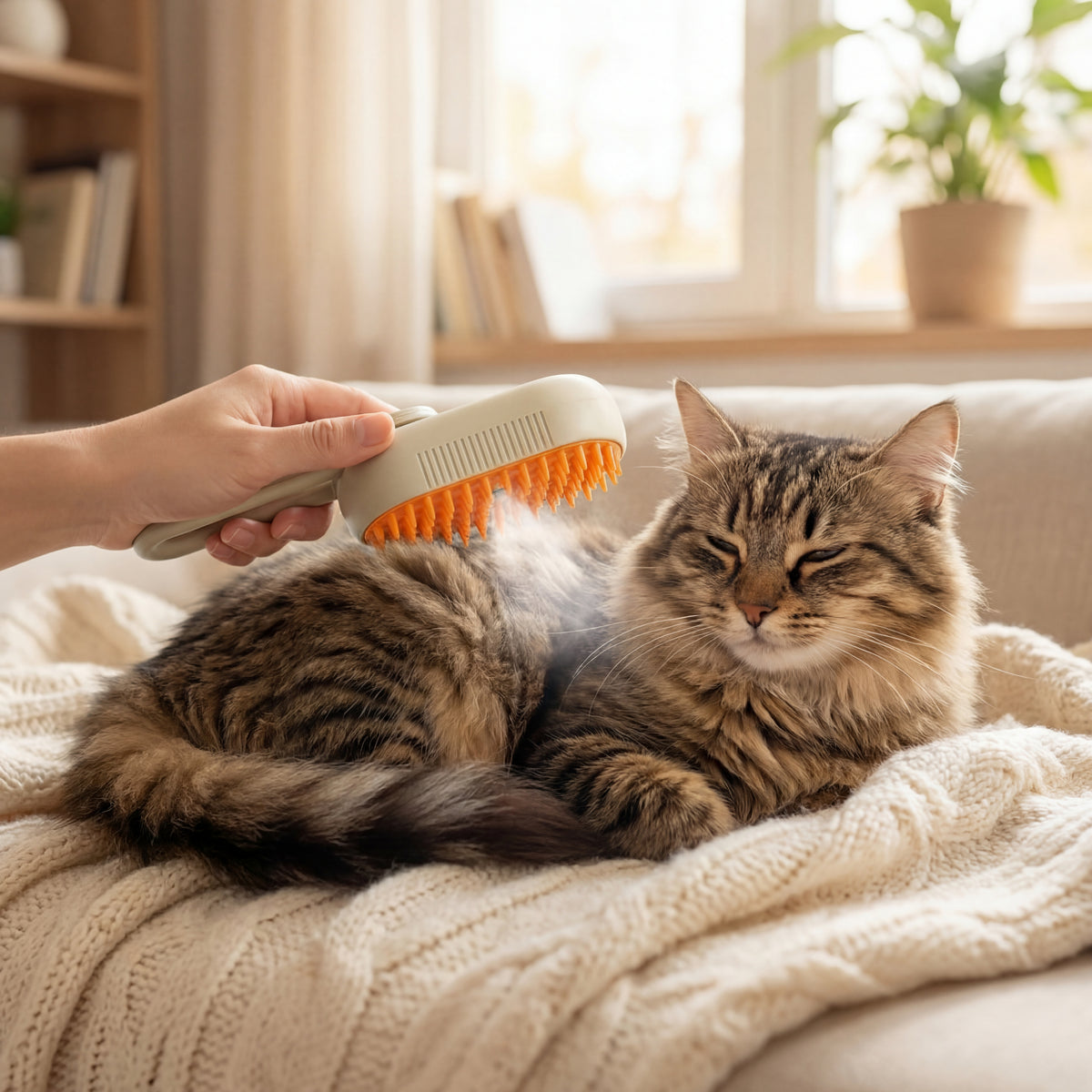 MistGroom Pro   3-in-1 Pet Steam Brush – Groom, Clean & Relax