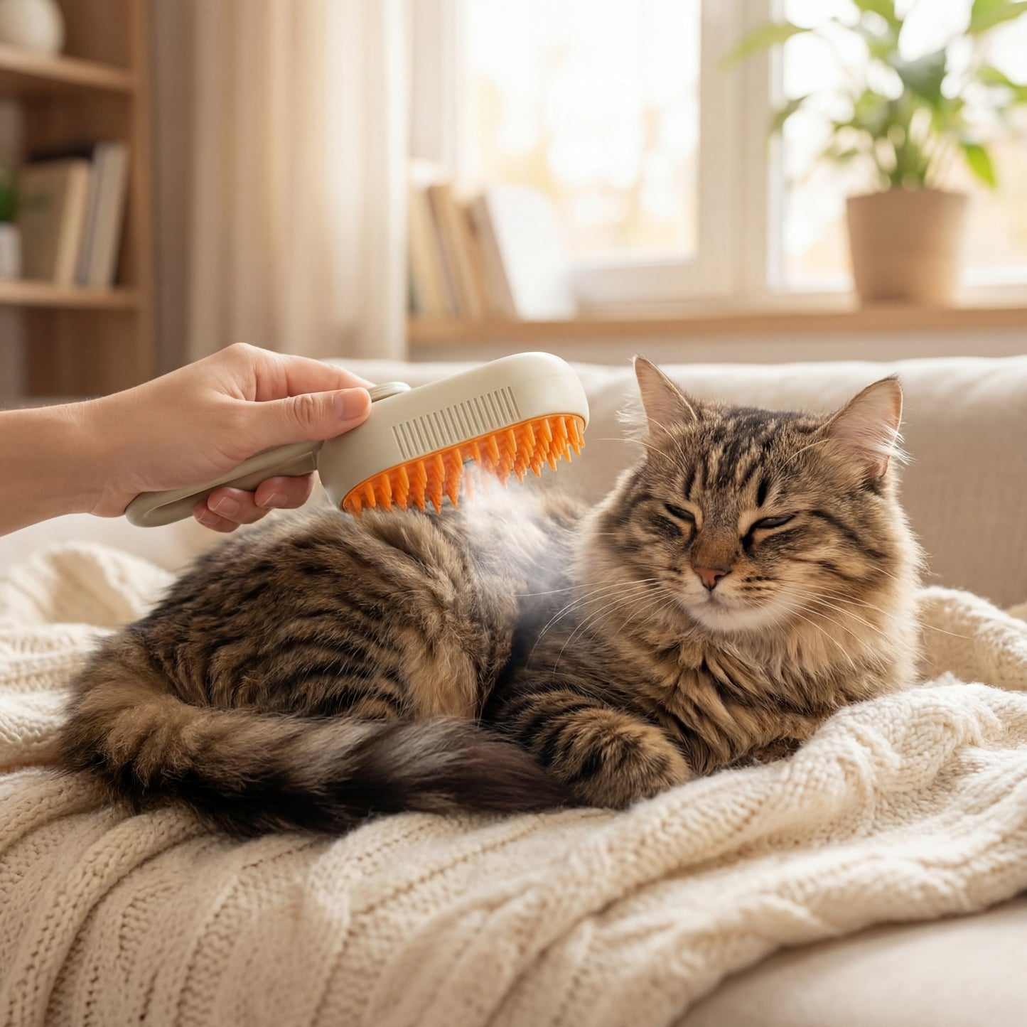 MistGroom Pro   3-in-1 Pet Steam Brush – Groom, Clean & Relax